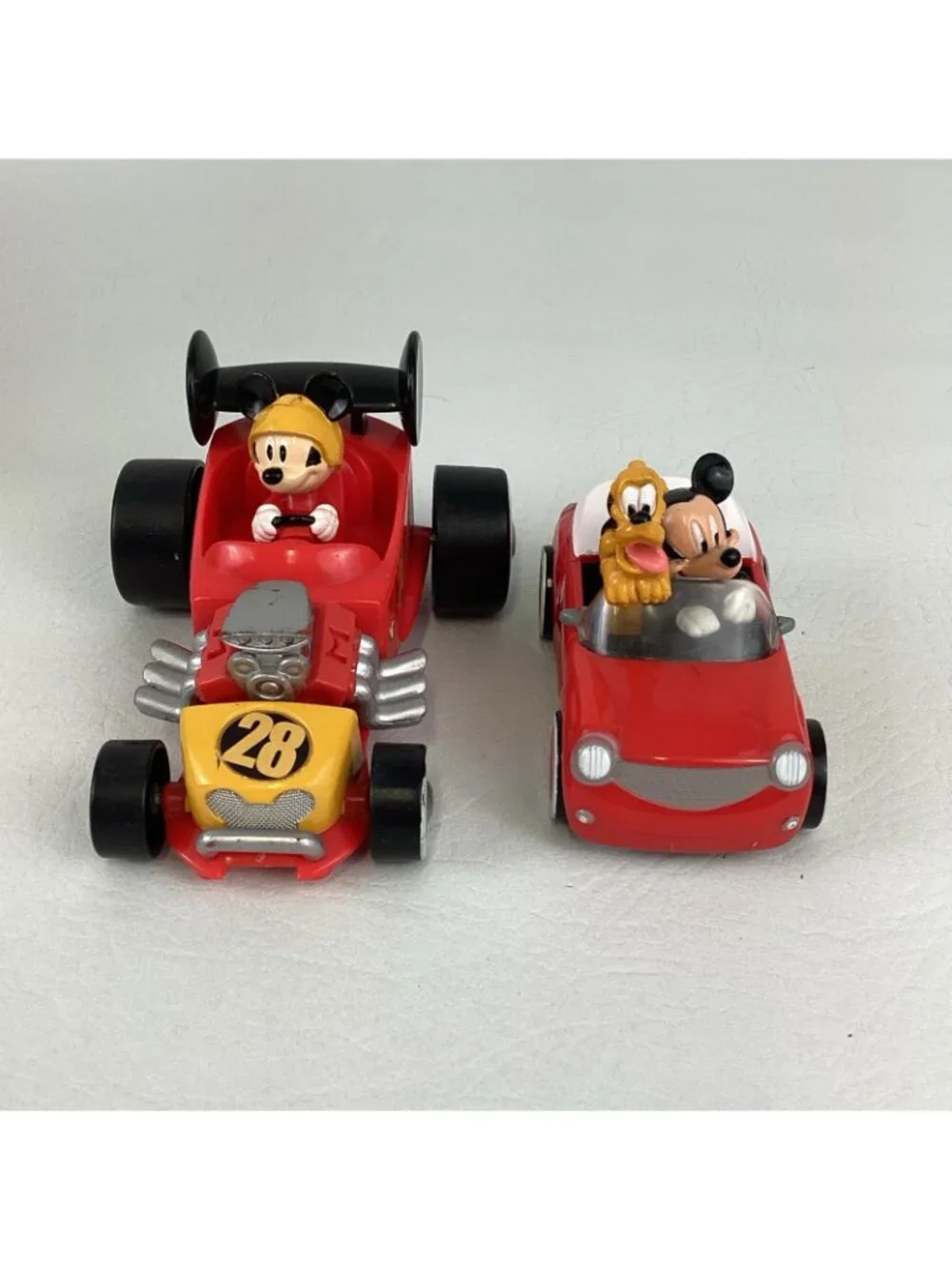 Disney Mickey Mouse Clubhouse Gas N Wash Portable Playset Roadster Racer Car Toy